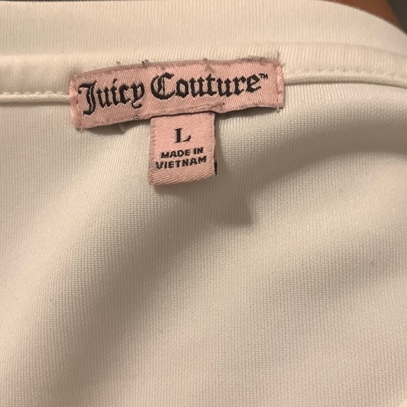 Juicy Couture I Woke Up Like This Sequin Sweatshirt L Embellished Graphic Scuba - Picture 3 of 8